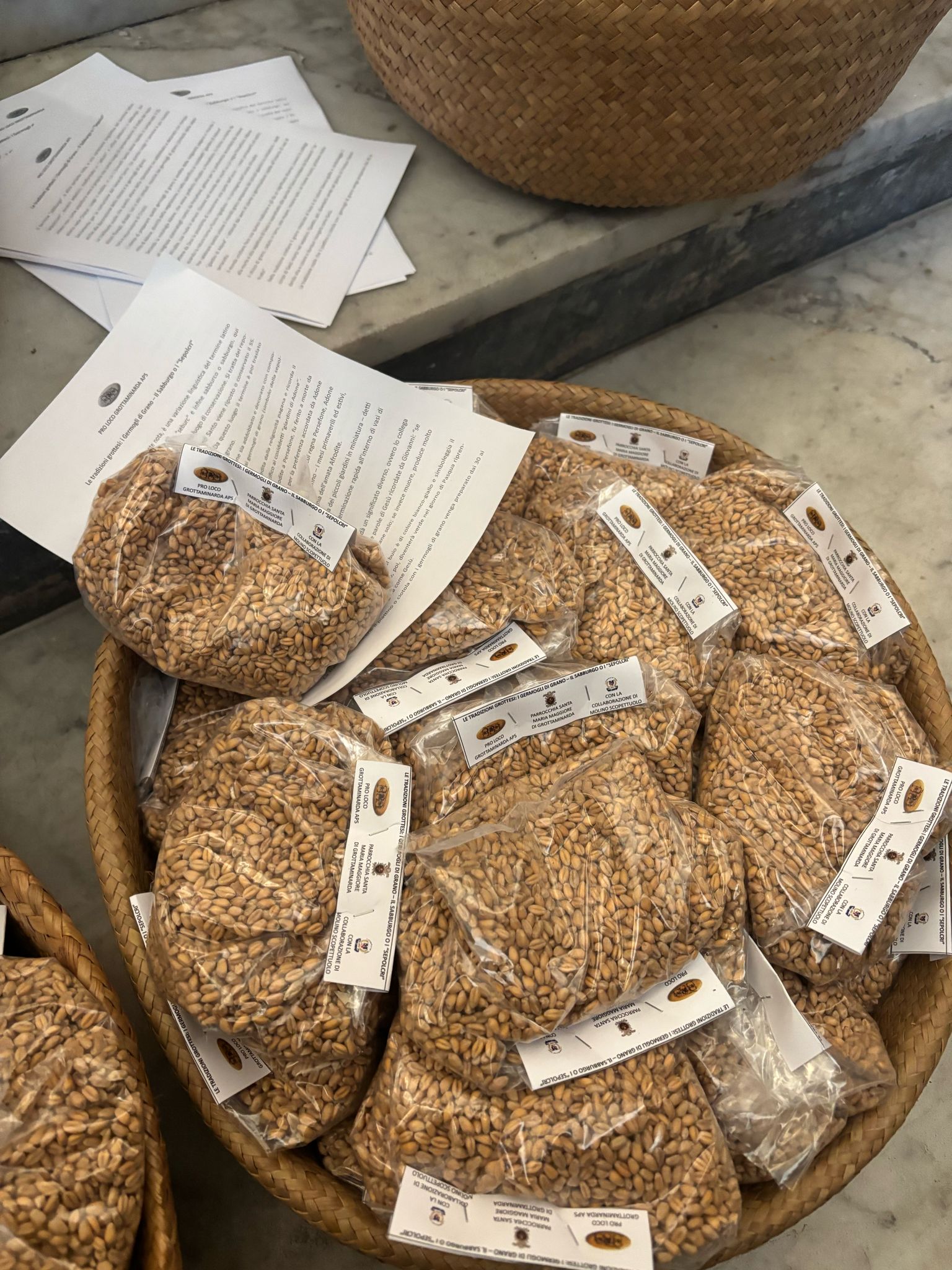 Distribuzione del grano - i Sabburchi